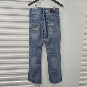 BKE‎ Jake Jeans Men 31x32 Blue Straight Leg Stretch Denim 30x30 Buckle